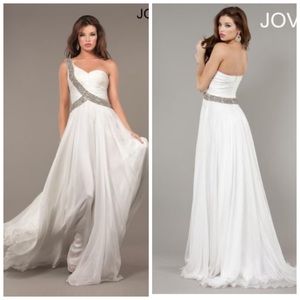 NWOT Jovani 6919 Aqua Size 0